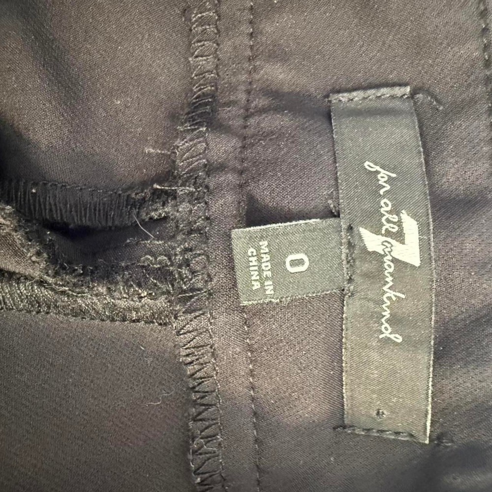 7 for all Mankind black trousers - Picture 4 of 8